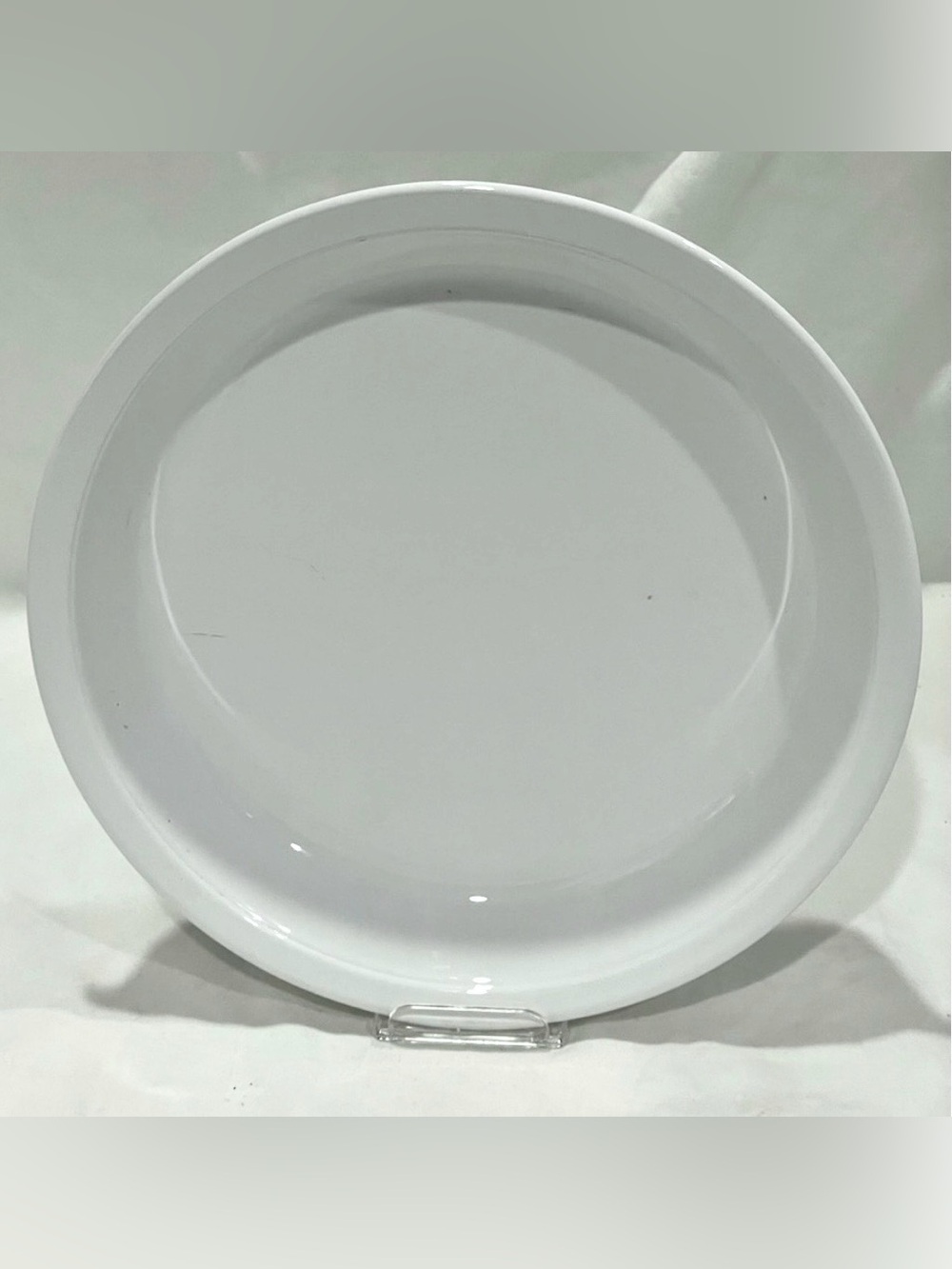🥳BOGO! Classic Corningware Plain White 9” Pyroceram Pie Pan.